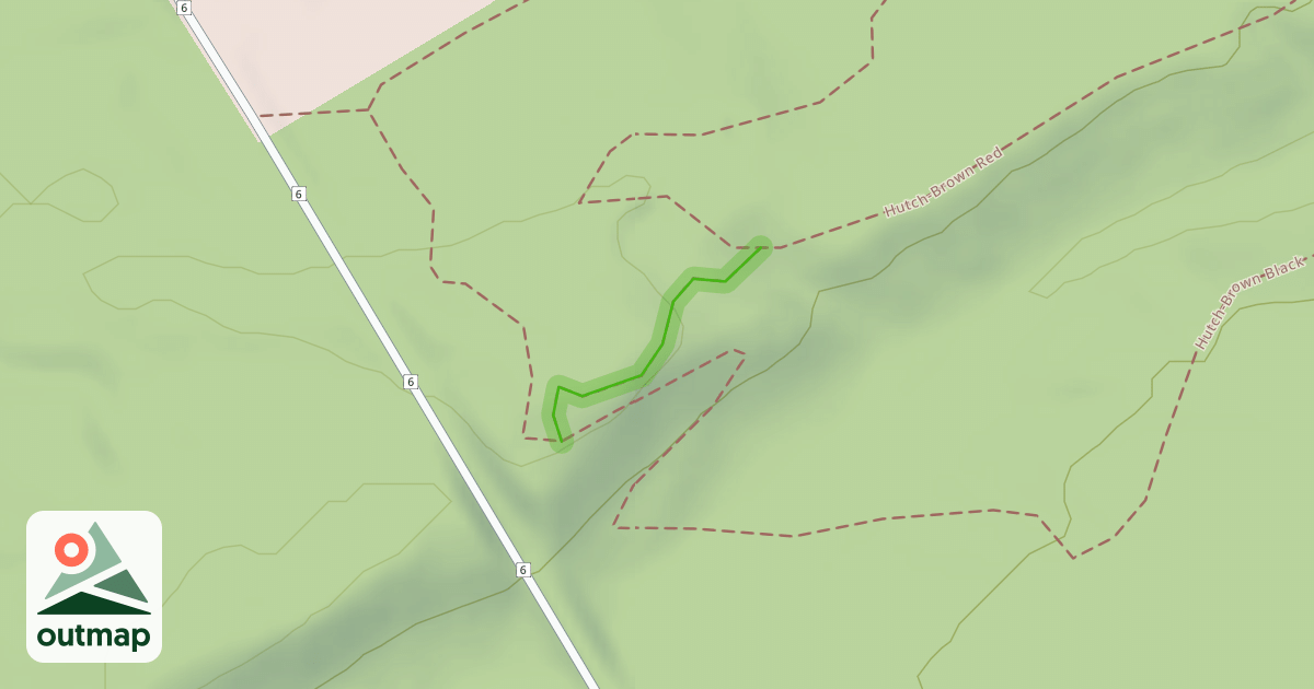 Map of Arbour to Hutch Connector
