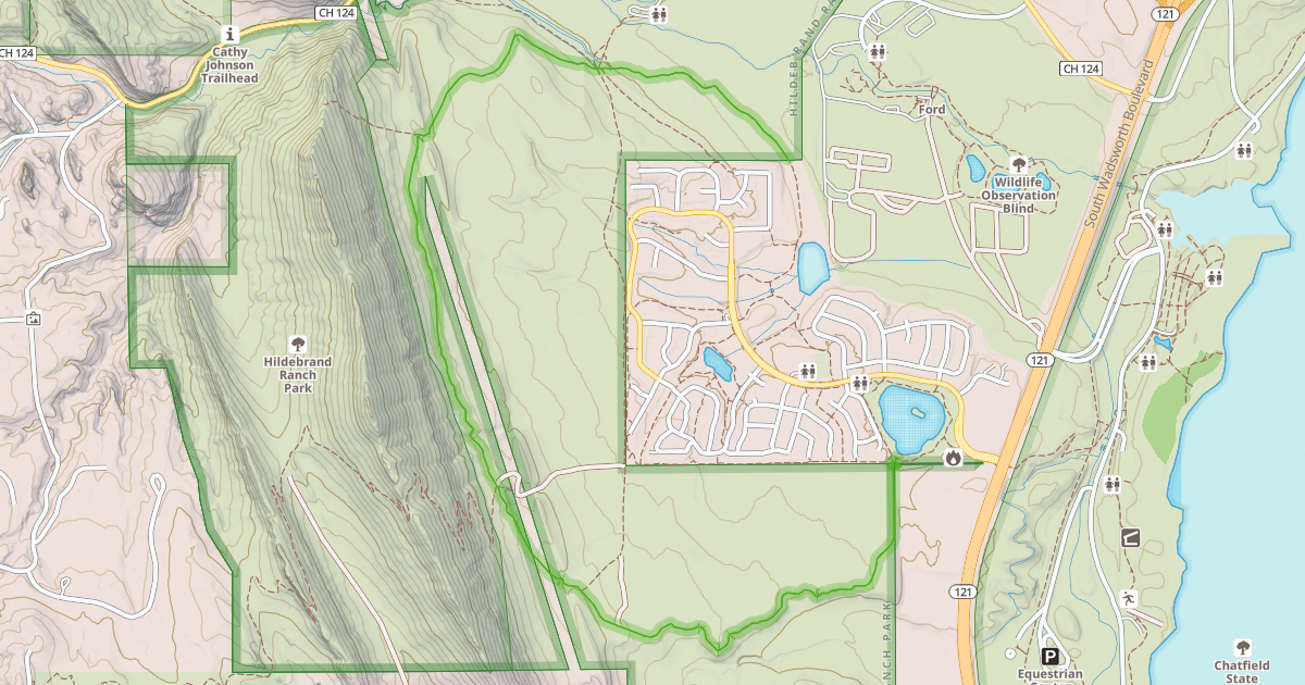 Map preview of Two Brands Trail