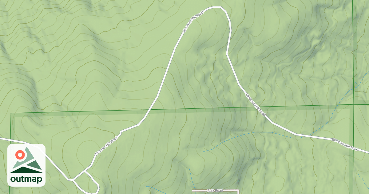 Map of BLOOMER HILL