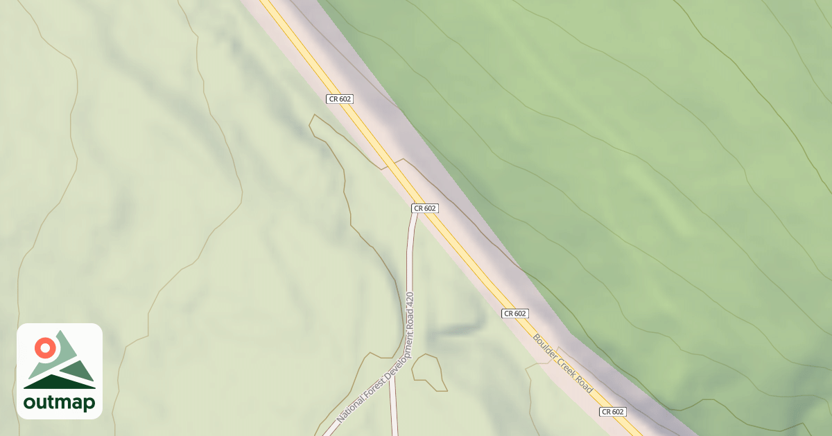 Map of UPPER BUTTE CREEK
