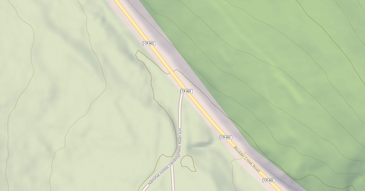 Map preview of UPPER BUTTE CREEK