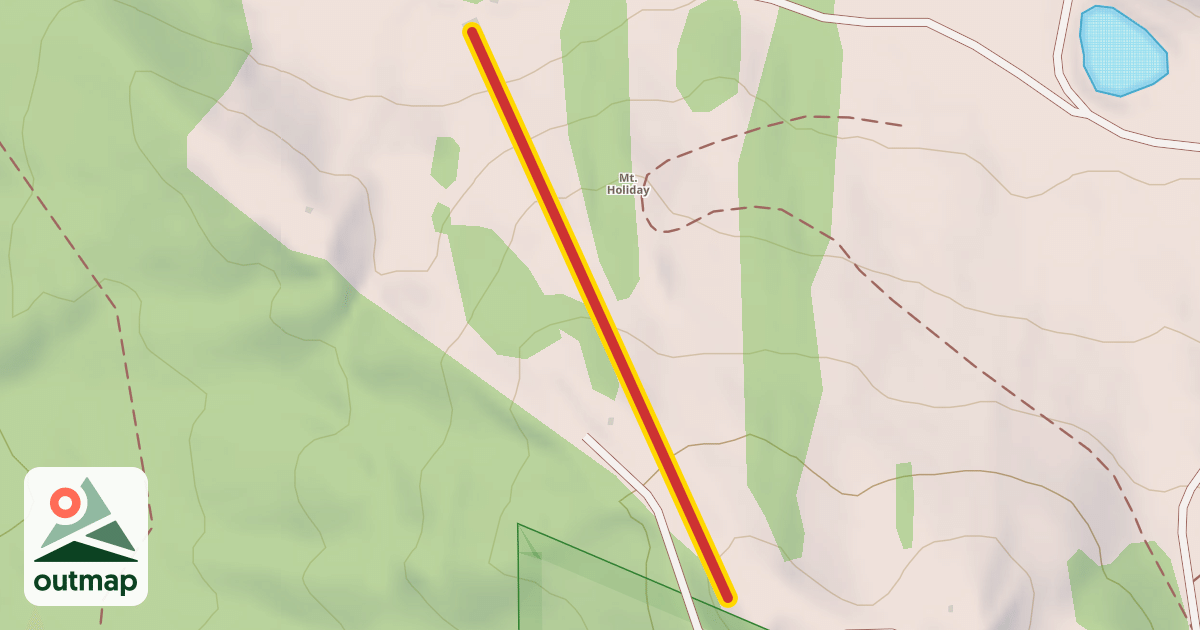 Map of Yellow Chairlift