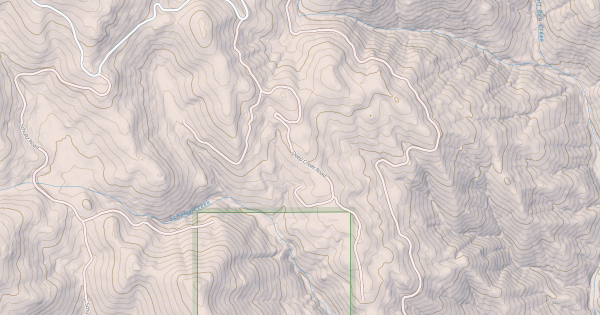 Map preview of DEEP CREEK