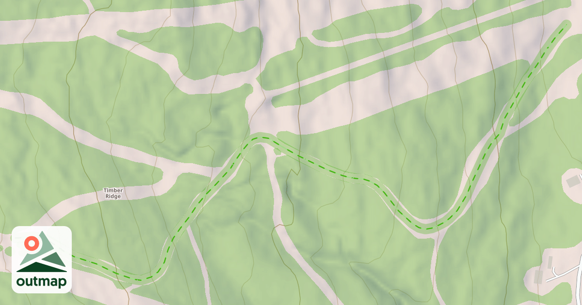 Map of Lower Ridge Run