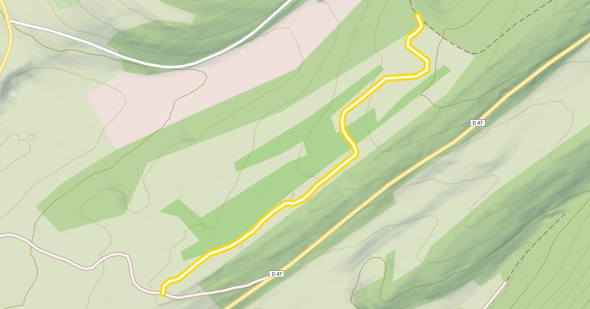 Map preview of Renard Bleu - Retour par le bois