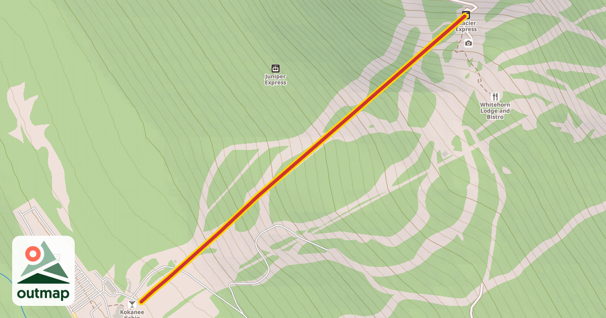 Map of Glacier Express