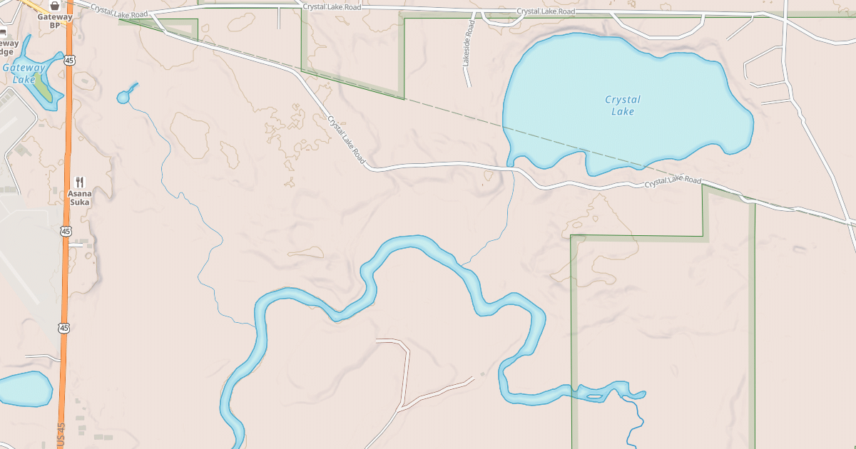 Map preview of Vilas County Snowmobile