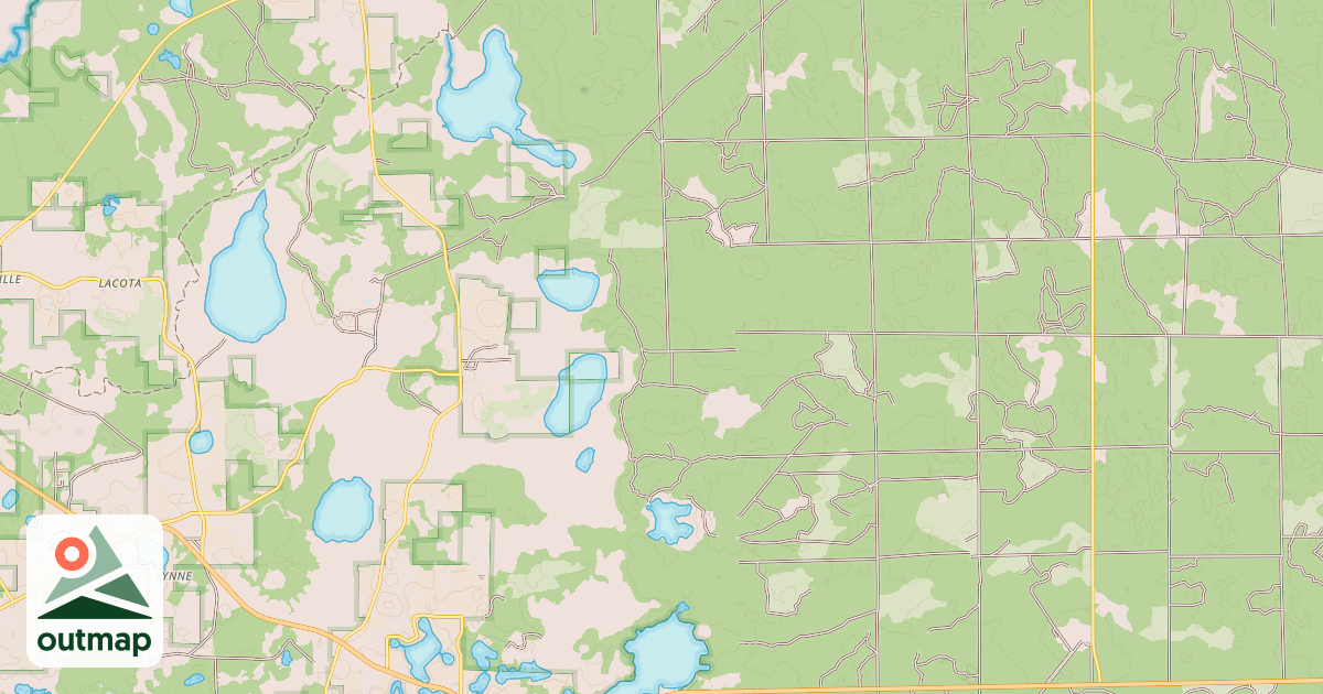 Map of LAKE EATON