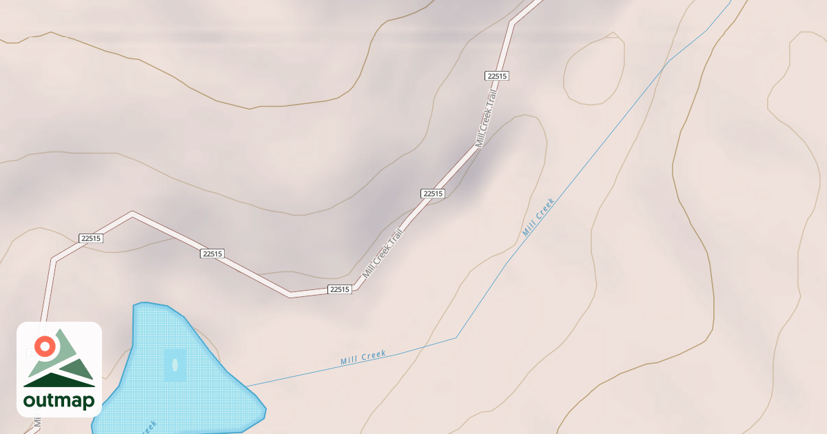 Map of Mill Creek Trail
