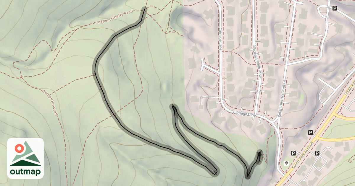 Map of Reeder's Village Trail