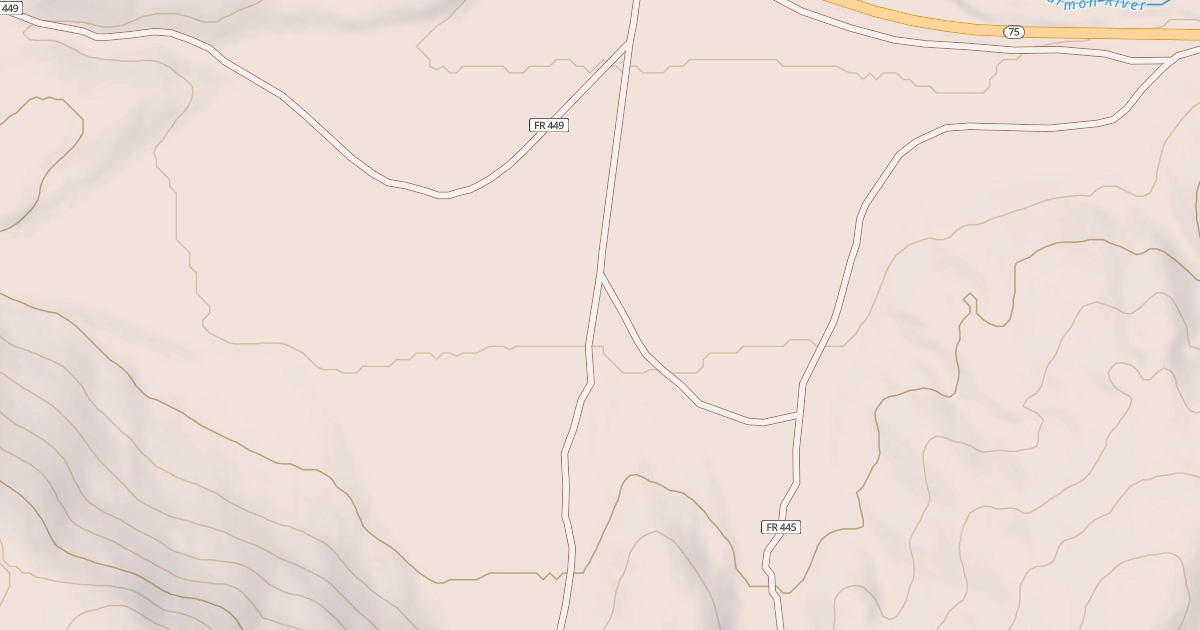 Map preview of GRAVEL PIT TIMBER SALE