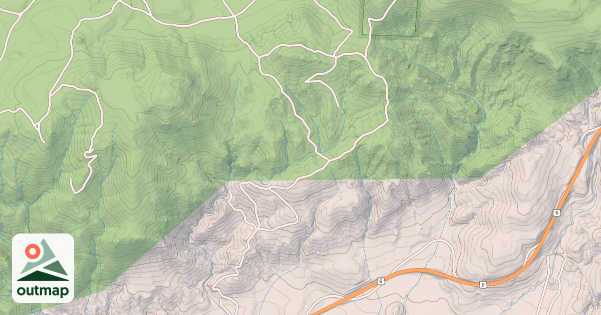 Map of USFS National Forest System Roads {EA9EF31F-5C54-4639-85D0-B93E1027428D}