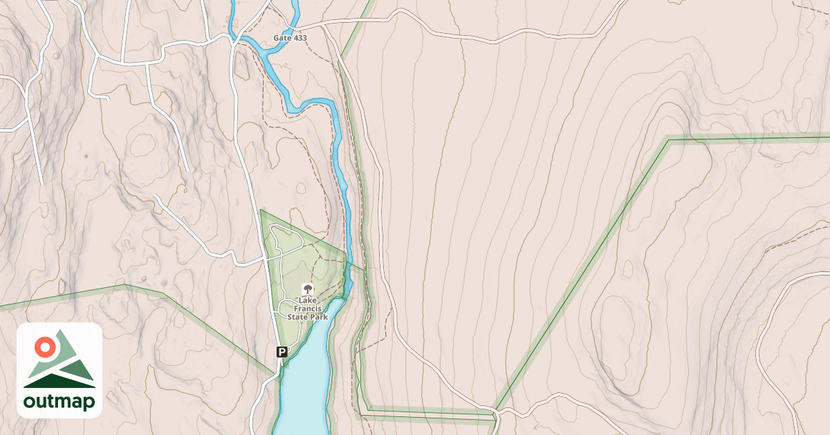 Map of Carr Ridge Rd