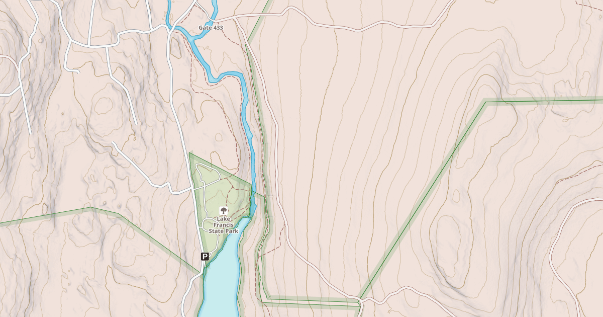 Map preview of Carr Ridge Rd