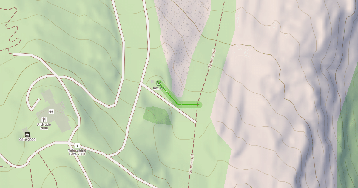 Map preview of Chevreuil