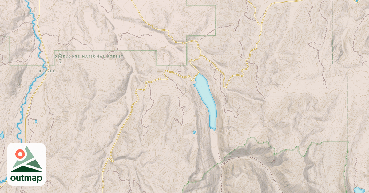 Map of EAST FORK SNOWMOBILE