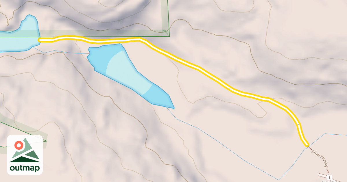 Map of Slim Portage