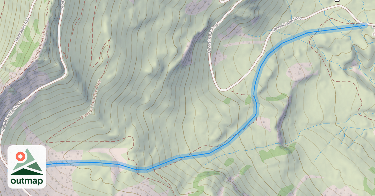 Map of Junior's Powder Paradise