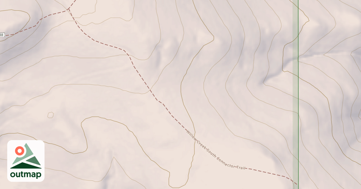 Map of Willow Creek South Connector