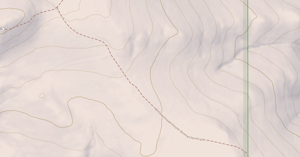 Map preview of Willow Creek South Connector