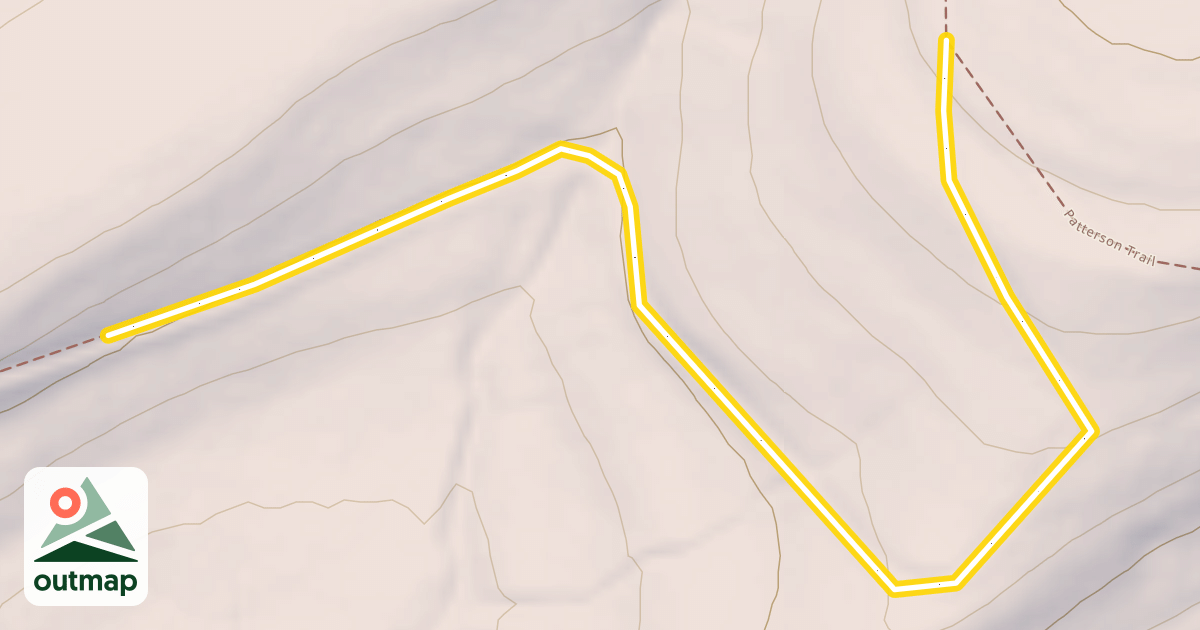 Map of Snowsnake Run