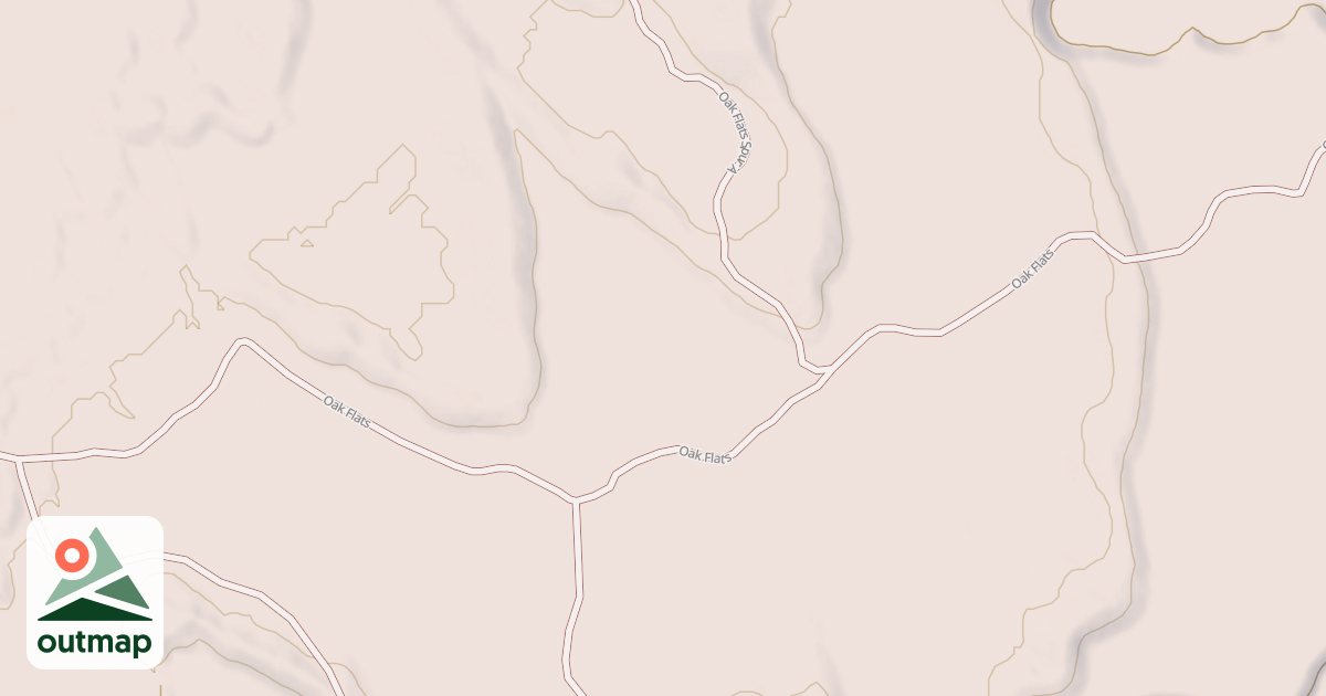 Map of OAK FLATS