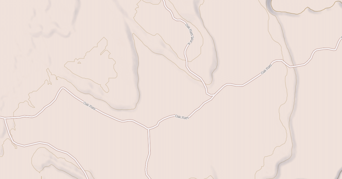 Map preview of OAK FLATS