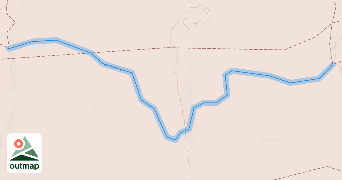 Map of Pileated Pass