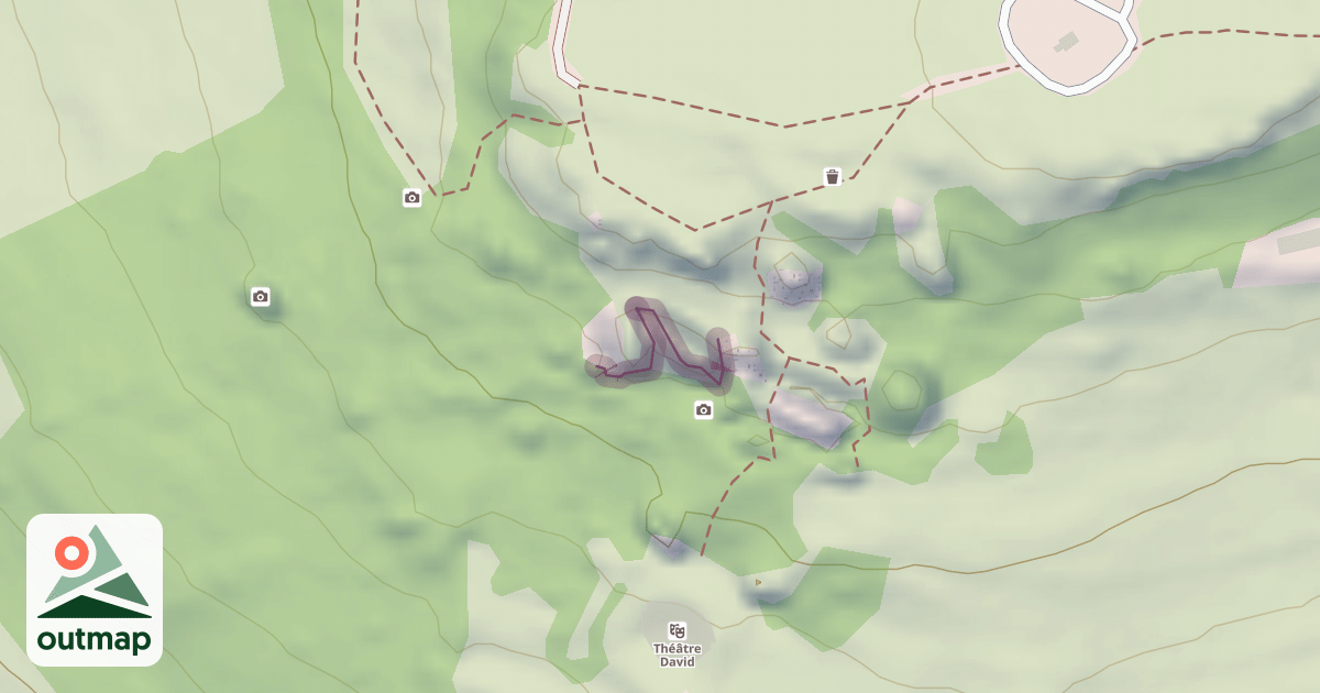 Map of Site d’escalade du Mt Rome