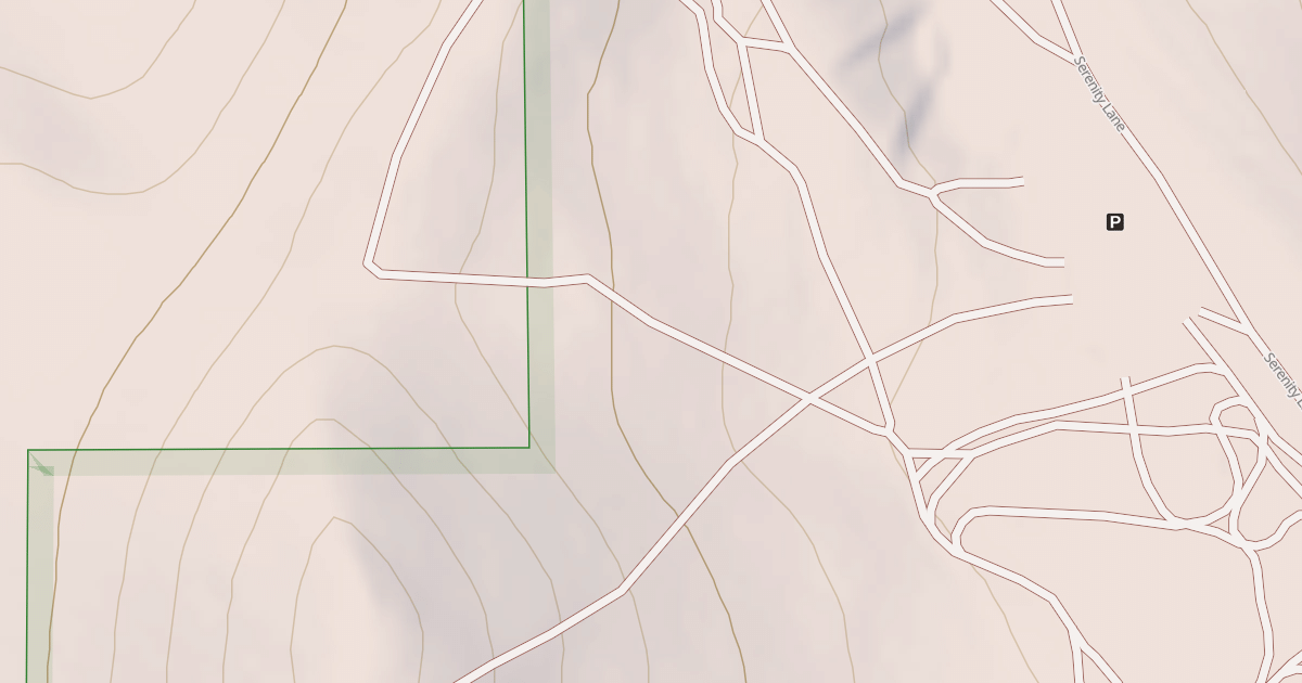 Map preview of NORTH PEAK ROAD