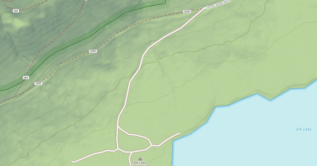 Map preview of USFS National Forest System Roads {9CE9EE05-3506-4611-87F6-AF954C544A69}