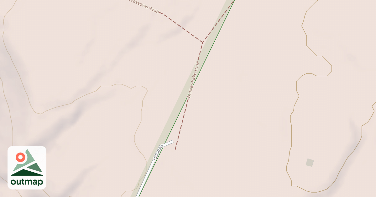 Map of Dexter Lake Trail