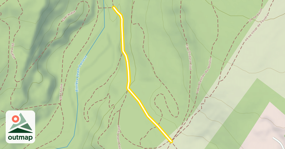 Map of 13 L'Enduro Sud