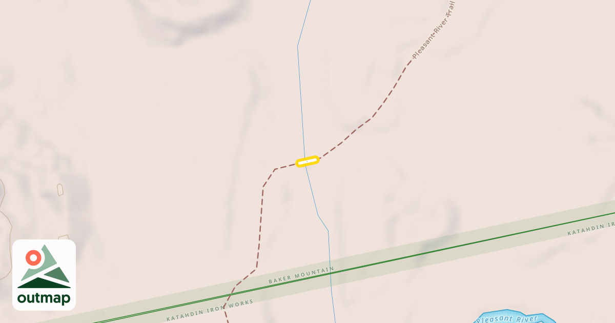 Map of Pleasant River Trail