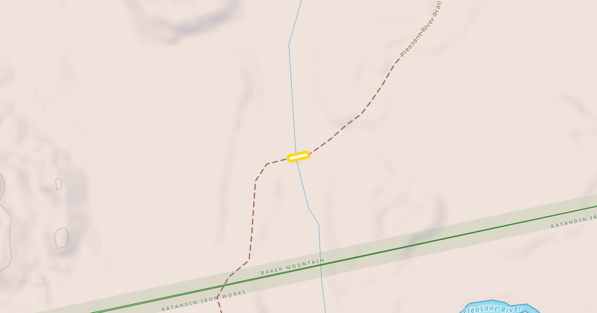 Map preview of Pleasant River Trail