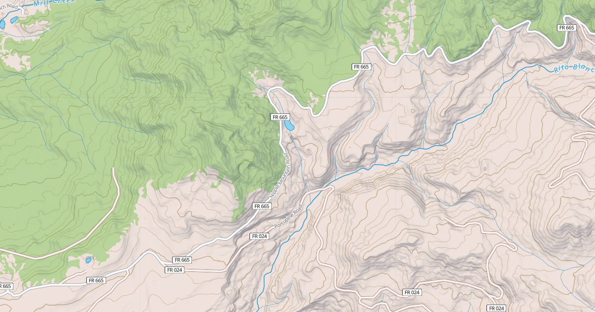 Map preview of Nipple Mtn Winter