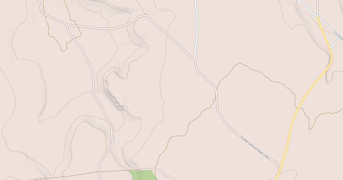Map preview of USFS National Forest System Roads {E8074066-0550-43DB-A8C5-D217E5E42802}