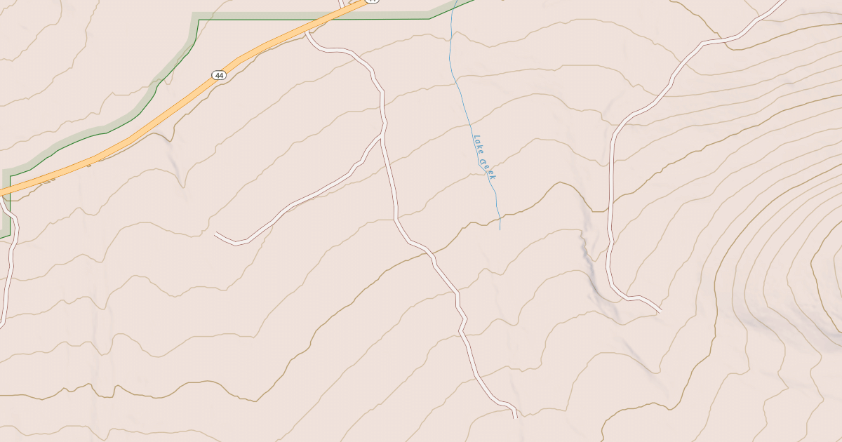 Map preview of LAKE CREEK