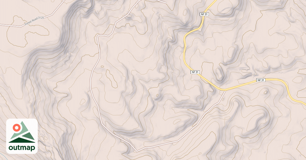 Map of USFS National Forest System Roads {093C6884-97DE-44AD-B8D4-2C5AA6F946FC}