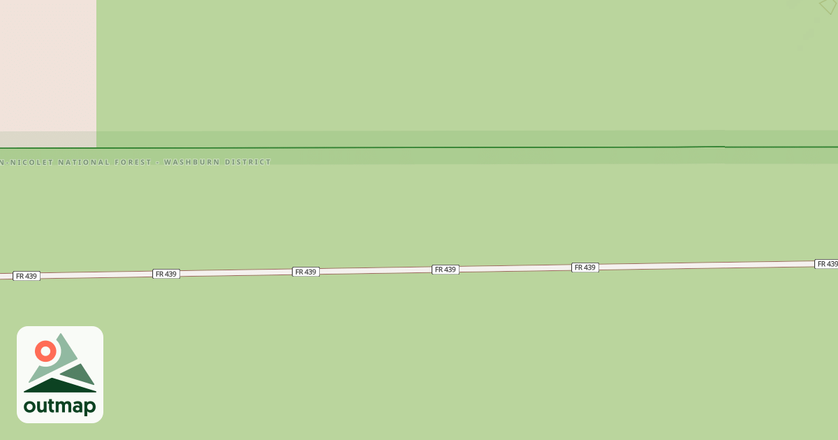 Map of FR 439H