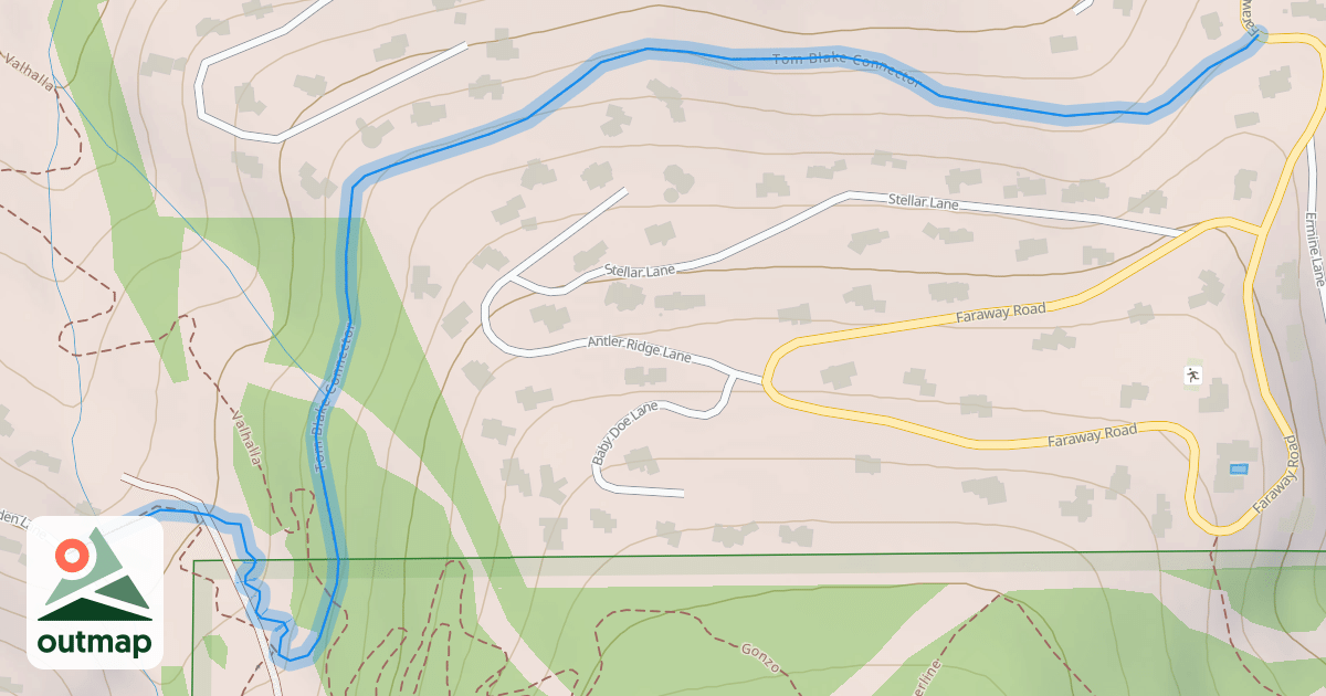 Map of Tom Blake Connector
