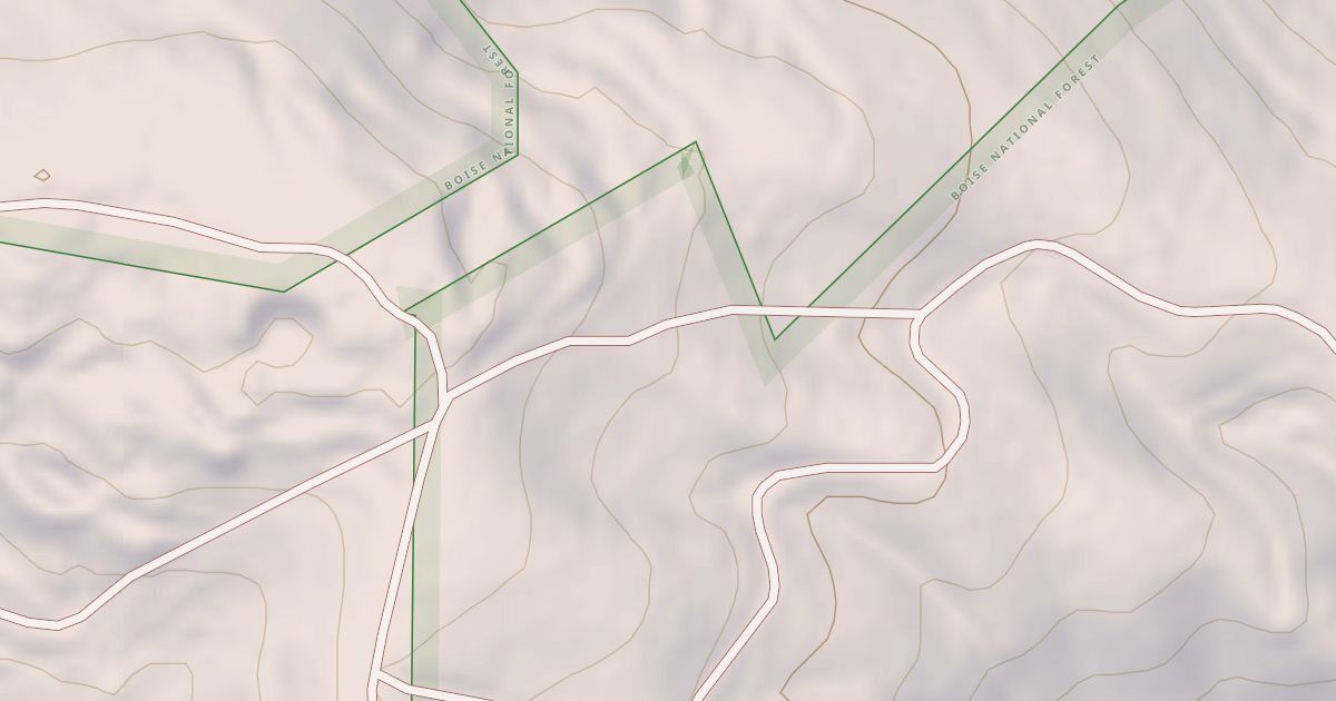 Map preview of MINERAL MONUMENT SPUR