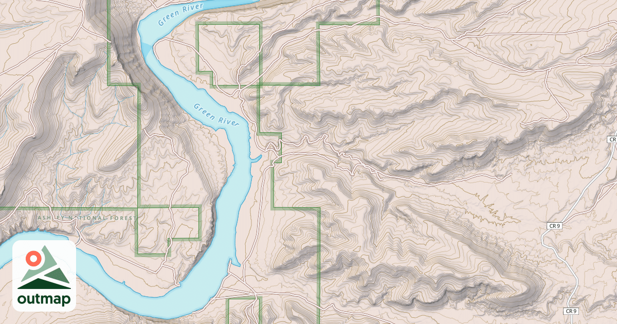 Map of SLIPPERY JIM LOOP