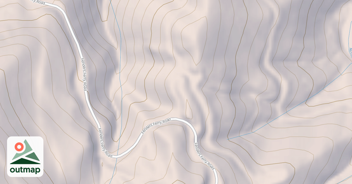 Map of CURL RIDGE
