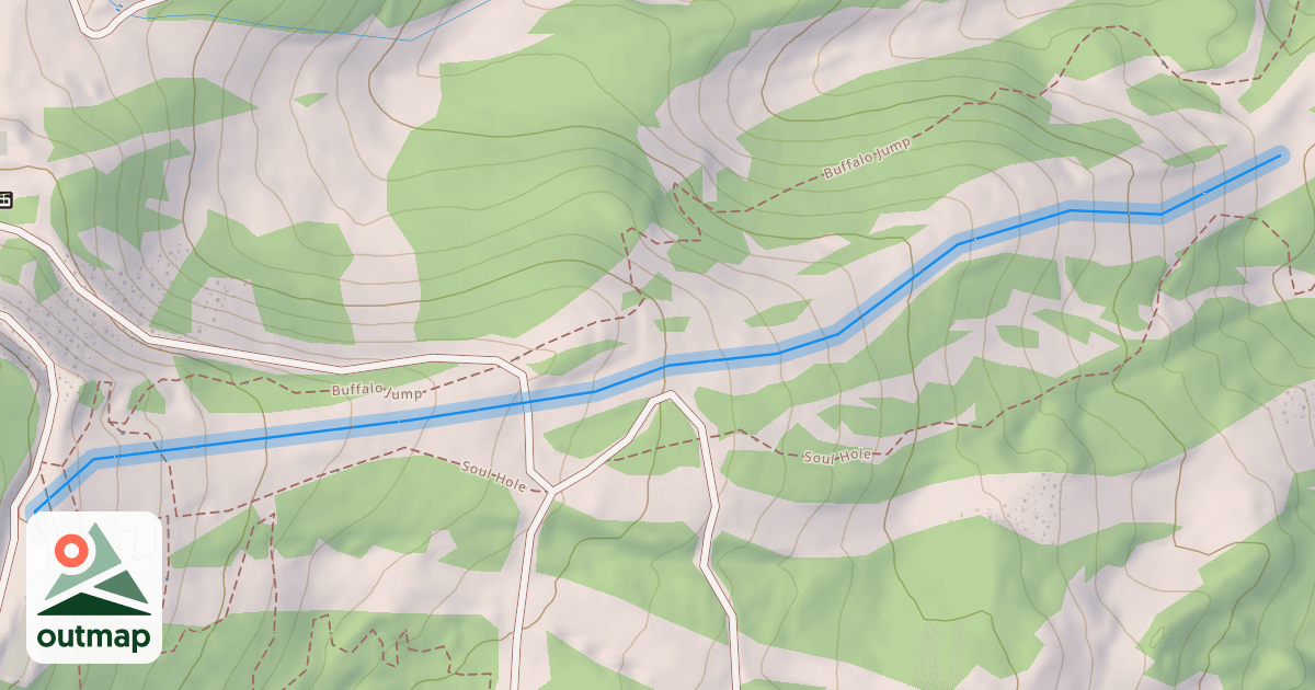 Map of Calamity Jane
