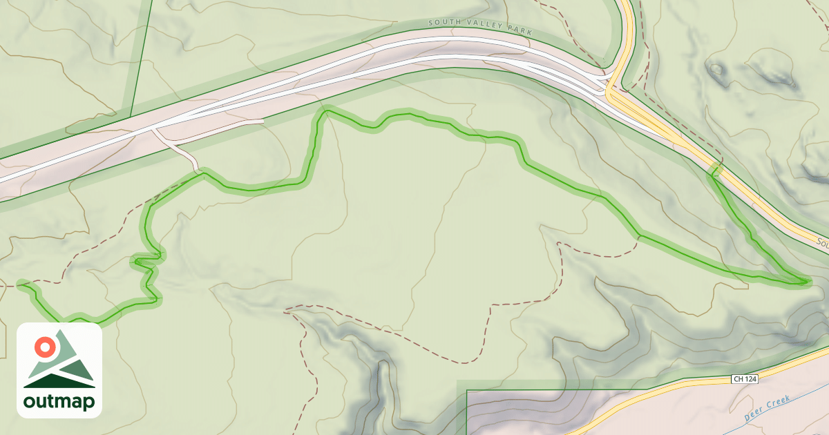 Map of Grazing Elk Trail