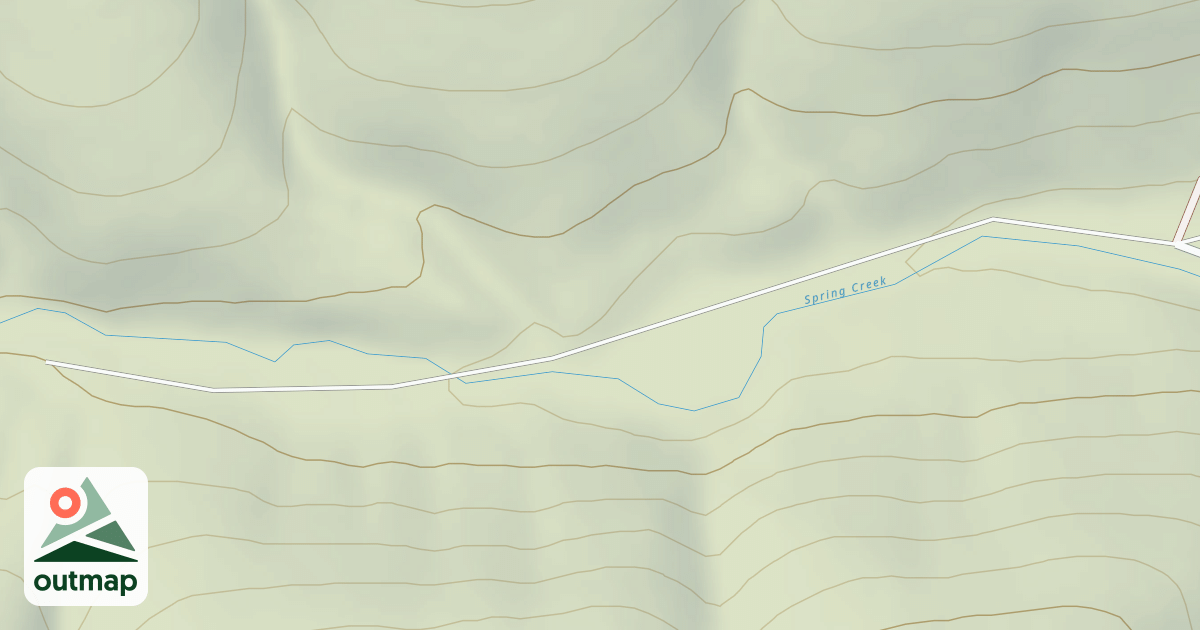 Map of PERRY SOUTH WEST