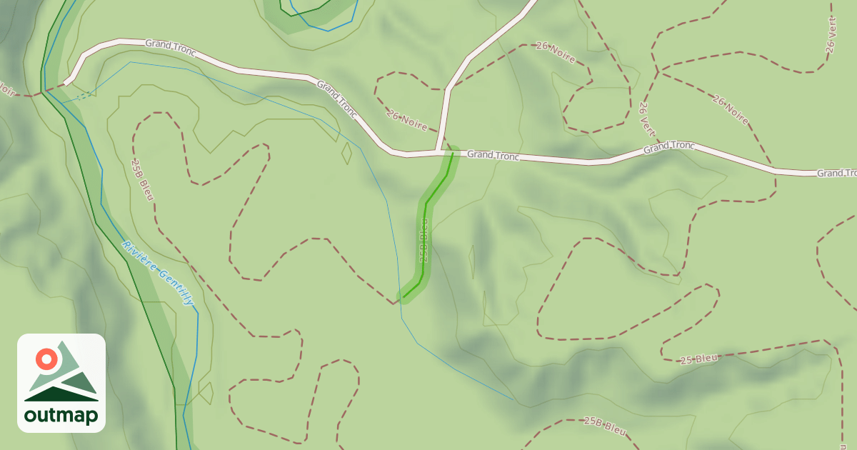 Map of 25B Bleu