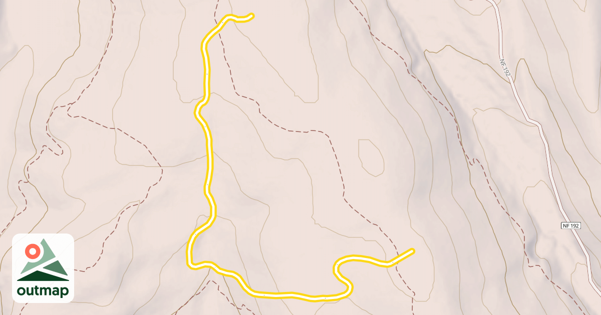 Map of Emma's Gulch