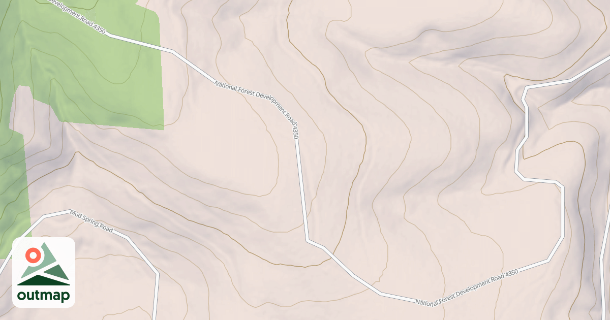 Map of INDIANA MINE RD